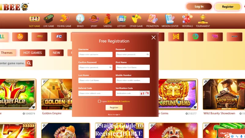 Detailed Guide to Register JILIBEE
